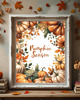 plakaty PLAKAT jesienny dynie pumpkin season