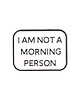 przypinki Przypinka MORNING PERSON