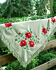 szale damskie Chusta z różami (classic embroidery)