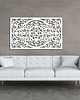 Ozdoby na ścianę DEKORACYJNY PANEL AŻUROWY FLORELLE, DEKORACJA ŚCIENNA 3D, ORNAMENT,72 x 120 c