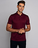 t-shirty męskie Koszulka polo pogetto bordo