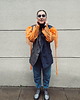 marynarki damskie Marynarka Double orange