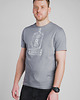 t-shirty męskie Bawełniany T-shirt z nadrukiem - Dorosłość