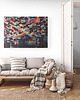 obrazy Obraz ręcznie malowany na płótnie 70x100 cm - abstrakcyjny pejzaż