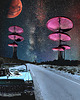 plakaty Plakat / Surrealistyczny Kolaż / Magic Road