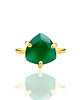 pierścionki złote Pierścionek Chalcedon Chromowy 4 ct. Trylion
