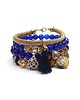 bransoletki z kamieni naturalnych Dark blue and  sand vol. 5 /22.03.22/  set