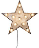 dekoracje świetlne Lampa kinkiet gwiazda Star na 11 żarówek vintage