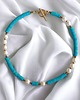 kolie Naszyjnik : kolekcja summer ocean :: PERŁY & LAWA turkusowa