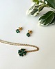 komplet biżuterii Komplet malachit