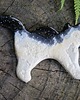 magnesy Ceramiczny magnes kot biało czarny