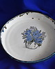 patery i talerze Patera ceramiczna Hortensje