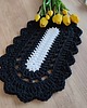 podkładki do kuchni Podkładka owalna ze sznurka 28cmx50cm