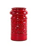 wazony Wazon ceramiczny czerwony, niemiecki design, lata 60, produkcja: West Germany