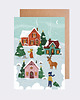 kartki świąteczne Kartka świąteczna - Miasteczko