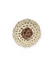 broszki Brązowa broszka sutki - brown nipple broche
