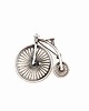 broszki Broszka srebrna - Bicykl - Rower