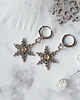 kolczyki z żywicy CUDNE ŚNIEŻYNKI śliczne kolczyki świąteczne
