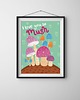 plakaty Plakat Mushrooms