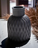 wazony Wazon z gipsu w kolorze czarnym DEEP BLACK