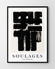plakaty Plakat Soulages Eau Forte XB