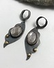 kolczyki wire wrapping Stylowe