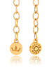 kolczyki złote Kolczyki złote JD Long Dangle Earrings in Gold