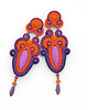 kolczyki soutache Jesienne boho kolczyki 4