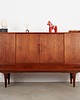 komody i szafki Highboard tekowy, duński design, lata 70, produkcja: B