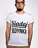 t-shirty męskie Koszulka Męska Siadaj Jedynka