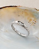 pierścionki srebrne Srebrny  pierścionek PEARL w jasnym rodowaniu