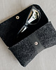 etui na okulary Marmollada - etui filcowe NA OKULARY grafitowe + C