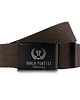 paski męskie BRĄZOWY PASEK PARCIANY DO JEANSÓW PAOLO PERUZZI  PW-26-105