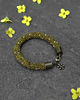 bransoletki ze szkła Bransoletka koralikowa Antique Olivine