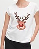 t-shirt damskie Koszulka  z nadrukiem Renifer