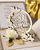 kartki scrapbooking 30 rocznica ślubu, perłowe gody, exploding box, kartka 3d