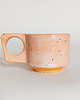 filiżanki Porcelanowa Filiżanka Espresso Pomarańczowy