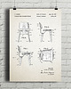 plakaty Krzesło - patent - plakat vintage