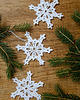 ozdoby choinkowe Śnieżynka na choinkę 9 cm