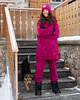 bluza z kapturem damska Dres damski ciepły