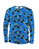 bluzy męskie Koszulka Longsleeve Męska DR.CROW Ducks Blue