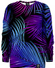 bluzy dla chłopców Bluza bez kaptura Chłopiec DR.CROW Palmy Fiolet
