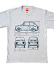 t-shirty męskie Koszulka FIAT 126 MALUCH GRAY tshirt