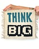 napisy dekoracyjne i tabliczki THINK BIG  Kilim serweta