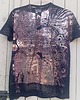 t-shirt damskie Unikatowy T-shirt artystyczny Golden Pink