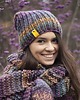 czapki damskie MAXCOLOR zimowa czapka "jagoda na słońcu"