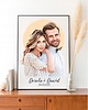 plakaty Plakat ze zdjęcia para A3 ślub rocznica na prezent