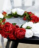 opaski do włosów Biało czerwony wianek
