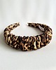 opaski do włosów Opaska marszczona Leopard w panterkę