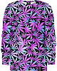 bluzy dla dziewczynki Bluza bez kaptura Dziewczynka DR.CROW Neon Leaves